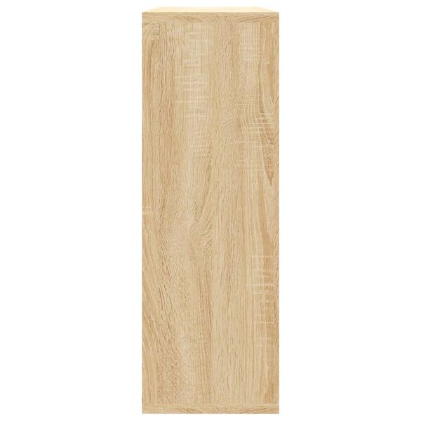 vidaXL Ραφιέρα Τοίχου Χρώμα Sonoma Δρυς 104x20x58,5 εκ. από Επεξ. Ξύλο