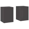 vidaXL Στήριξη φυτών 2 pcs Μαύρο 24 x 24 x 35 εκ. Ατσάλι