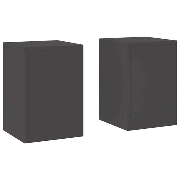 vidaXL Στήριξη φυτών 2 pcs Μαύρο 24 x 24 x 35 εκ. Ατσάλι