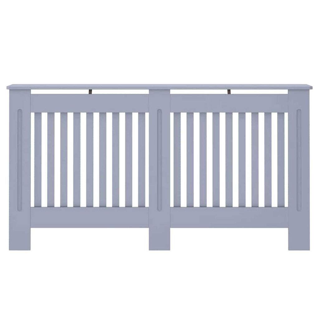 vidaXL Καπάκι Καλοριφέρ 2 pcs Γκρι 152 x 19 x 81.5 cm