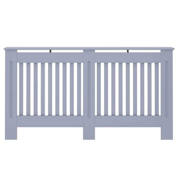 vidaXL Καπάκι Καλοριφέρ 2 pcs Γκρι 152 x 19 x 81.5 cm