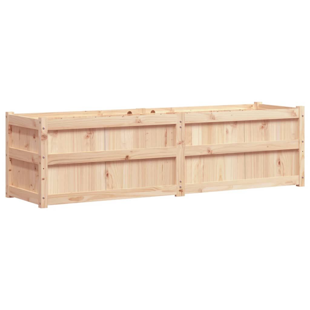 vidaXL Ζαρντινιέρα 180 x 50 x 50 εκ. από Μασίφ Ξύλο Πεύκου