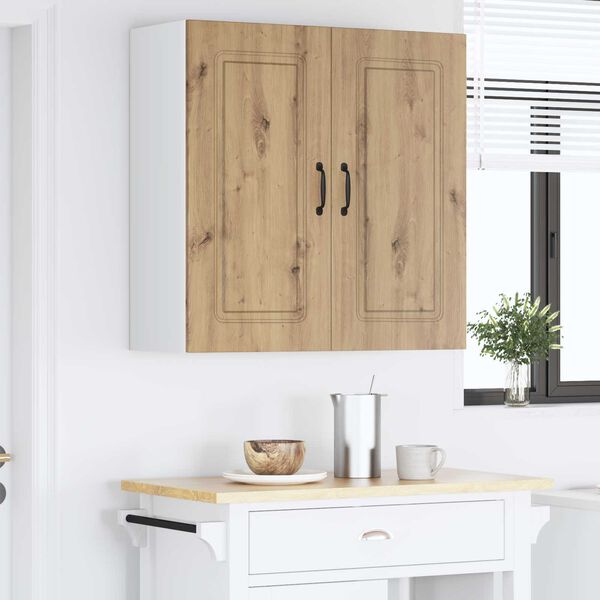vidaXL &Nu;&tau;&omicron;&upsilon;&lambda;ά&pi;&alpha; &Kappa;&omicron;&upsilon;&zeta;ί&nu;&alpha;&sigmaf; Kalmar Artisan Oak 80 x 31 x 80 &epsilon;&kappa;.