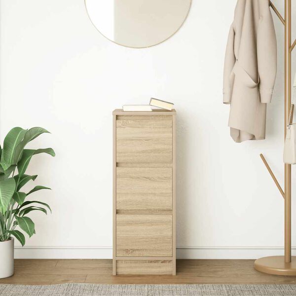 vidaXL &Nu;&tau;&omicron;&upsilon;&lambda;ά&pi;&iota; Sonoma &Delta;&rho;&upsilon;&sigmaf; 29,5x34x76 &epsilon;&kappa;. &alpha;&pi;ό &Epsilon;&pi;&epsilon;&xi;&epsilon;&rho;&gamma;&alpha;&sigma;&mu;έ&nu;&omicron; &Xi;ύ&lambda;&omicron;