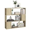 vidaXL Βιβλιοθήκη/Διαχωριστικό Χώρου Sonoma Δρυς 100 x 24 x 94 εκ.