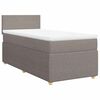 vidaXL &Kappa;&rho;&epsilon;&beta;ά&tau;&iota; Boxspring &mu;&epsilon; &Sigma;&tau;&rho;ώ&mu;&alpha; Taupe 100 x 200 &epsilon;&kappa;. &Upsilon;&phi;&alpha;&sigma;&mu;ά&tau;&iota;&nu;&omicron;