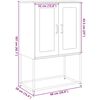 vidaXL Highboard Μουστάρδα κίτρινη 68x39x107 cm Χάλυβας