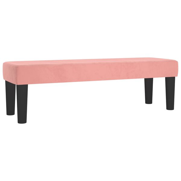 vidaXL Κρεβάτι Boxspring με Στρώμα Ροζ 200x200 εκ. Βελούδινο