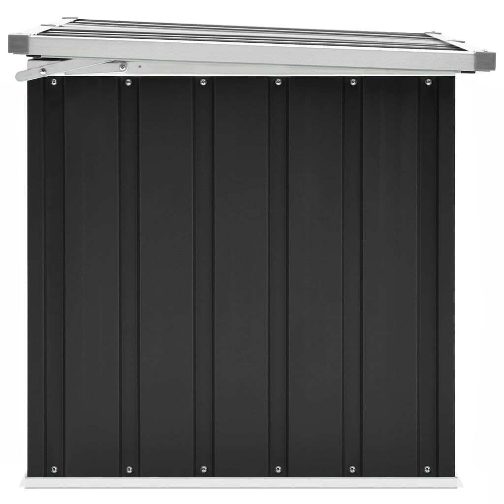 vidaXL Μπαούλο Αποθήκευσης Κήπου Ανθρακί 109 x 67 x 65 εκ.