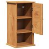 vidaXL Τοίχου Ντουλάπα Μπάνιου VIGO καφέ μελί 37 x 34 x 71.5 εκ.