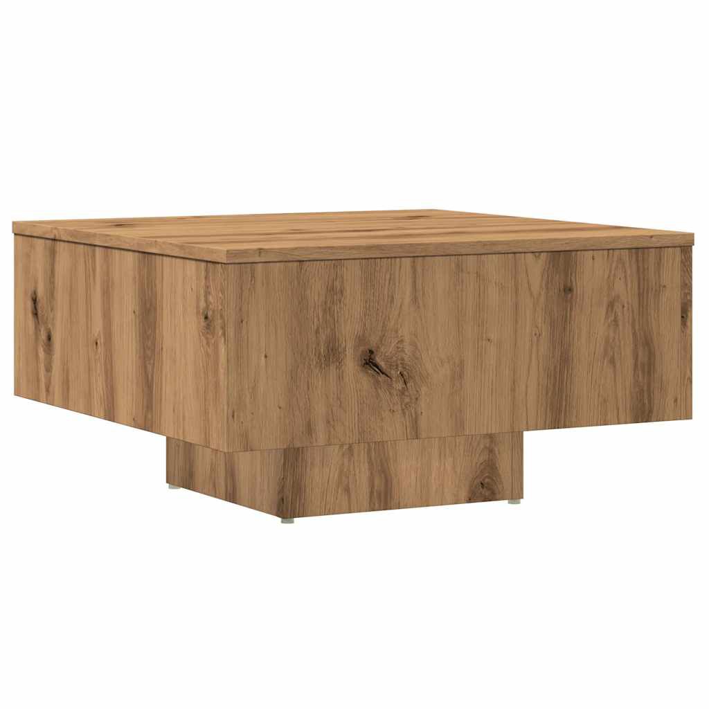 vidaXL Τραπεζάκι Σαλονιού Αρτισιανή Δρυς 60x60x31,5εκ Επεξεργασμ. Ξύλο