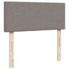 vidaXL Κρεβάτι Boxspring με Στρώμα Taupe 120x200 εκ. Υφασμάτινο