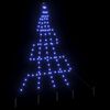 vidaXL Χριστουγεννιάτικο Δέντρο LED με Σφήνες Εδάφους Μπλε 180 cm