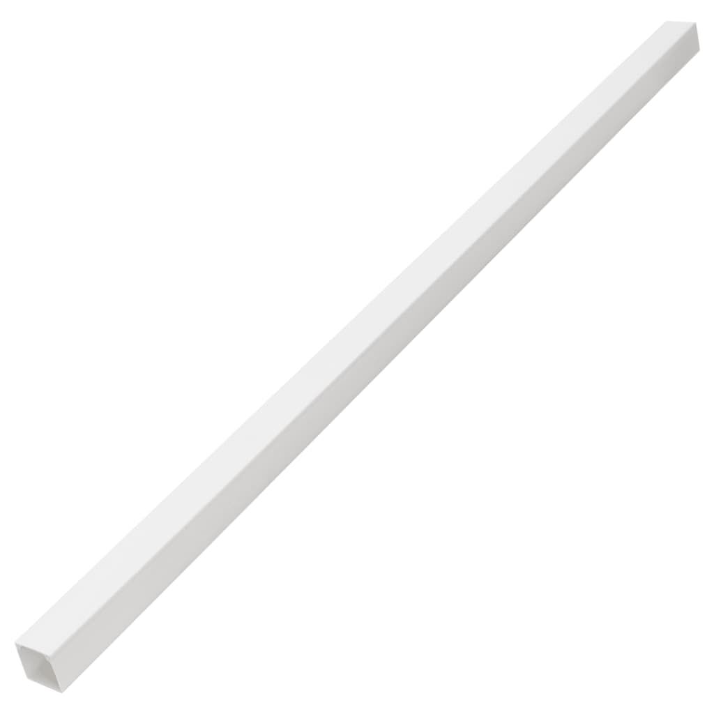 vidaXL Κανάλι Καλωδίων Αυτοκόλλητο 25 x 25 χιλ. 10 μ. από PVC