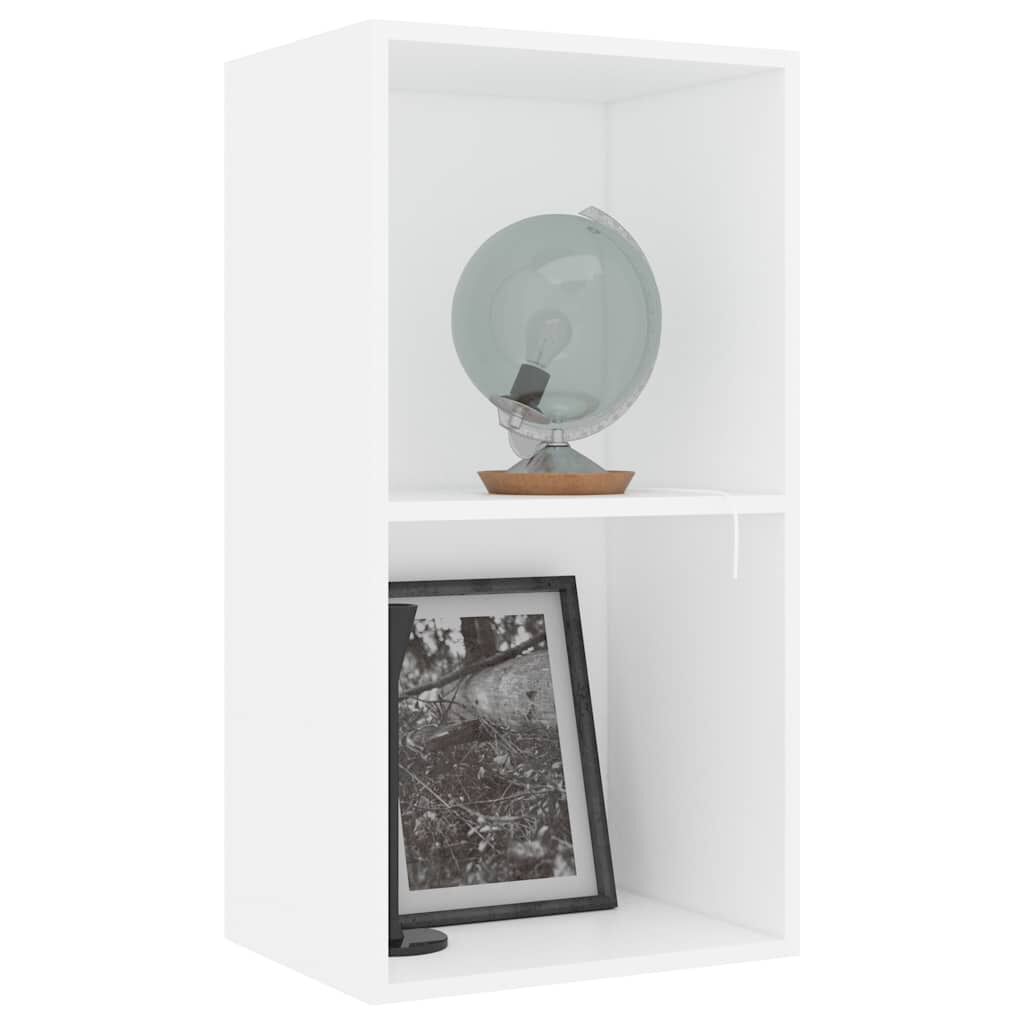 vidaXL Βιβλιοθήκη Λευκό 40x30x76,5 cm Ξύλινη κατασκευή