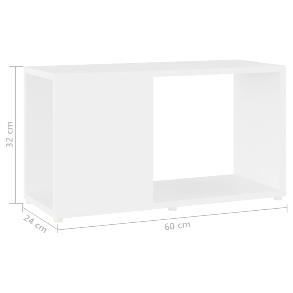 vidaXL Έπιπλο Τηλεόρασης Λευκό 60 x 24 x 32 εκ. από Μοριοσανίδα