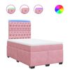 vidaXL &Kappa;&rho;&epsilon;&beta;ά&tau;&iota; Boxspring &mu;&epsilon; &Sigma;&tau;&rho;ώ&mu;&alpha; &Rho;&omicron;&zeta; 120x200 &epsilon;&kappa;. &Beta;&epsilon;&lambda;&omicron;ύ&delta;&iota;&nu;&omicron;