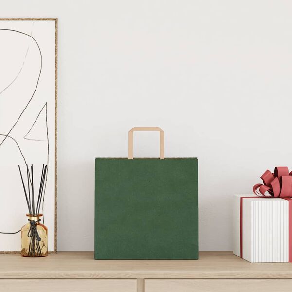 vidaXL &Chi;ά&rho;&tau;&iota;&nu;&epsilon;&sigmaf; &sigma;&alpha;&kappa;&omicron;ύ&lambda;&epsilon;&sigmaf; 50 &tau;&epsilon;&mu;ά&chi;&iota;&alpha; &mu;&epsilon; &chi;&epsilon;&rho;&omicron;ύ&lambda;&iota;&alpha; &Pi;&rho;ά&sigma;&iota;&nu;&omicron; 26x17x25 &epsilon;&kappa;.