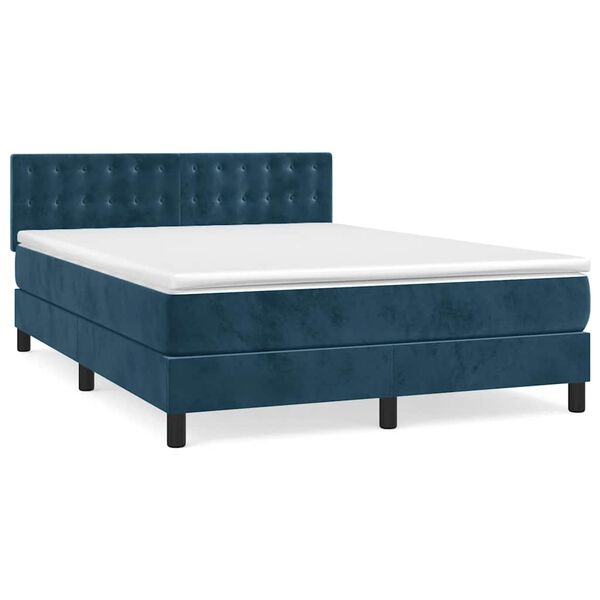 vidaXL &Kappa;&rho;&epsilon;&beta;ά&tau;&iota; Boxspring &mu;&epsilon; &Sigma;&tau;&rho;ώ&mu;&alpha; &Sigma;&kappa;&omicron;ύ&rho;&omicron; &Mu;&pi;&lambda;&epsilon; 140x190 &epsilon;&kappa;. &Beta;&epsilon;&lambda;&omicron;ύ&delta;&iota;&nu;&omicron;