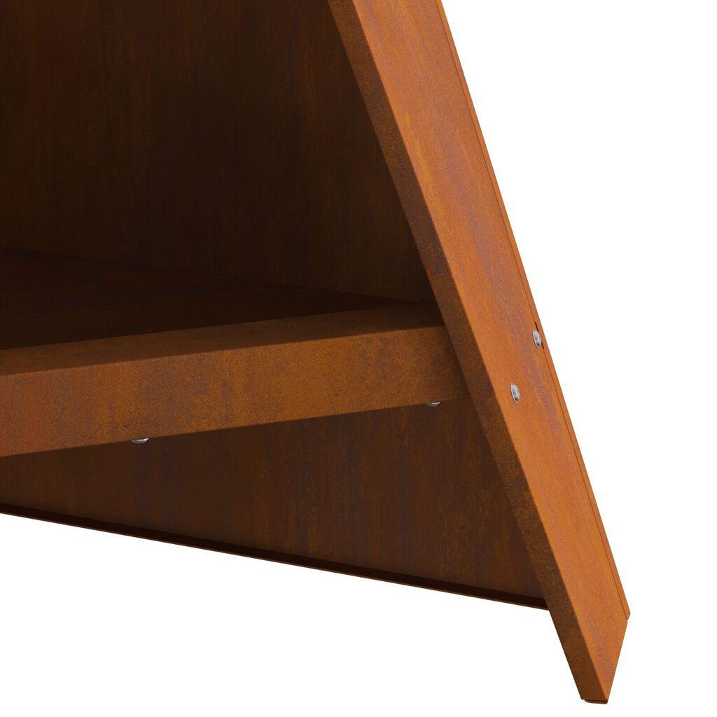 vidaXL Ράφι Φωτιάς Μαύρο 58x36x100 εκ. Ατσάλι