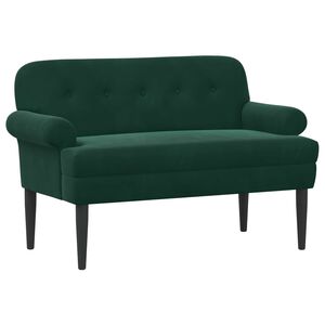 vidaXL Love seat &mu;&epsilon; &kappa;&omicron;&upsilon;&mu;&pi;&iota;ά &Sigma;&kappa;&omicron;ύ&rho;&omicron; &Pi;&rho;ά&sigma;&iota;&nu;&omicron; 120 x 66 x 78 &epsilon;&kappa;. &Beta;&epsilon;&lambda;&omicron;ύ&delta;&omicron;