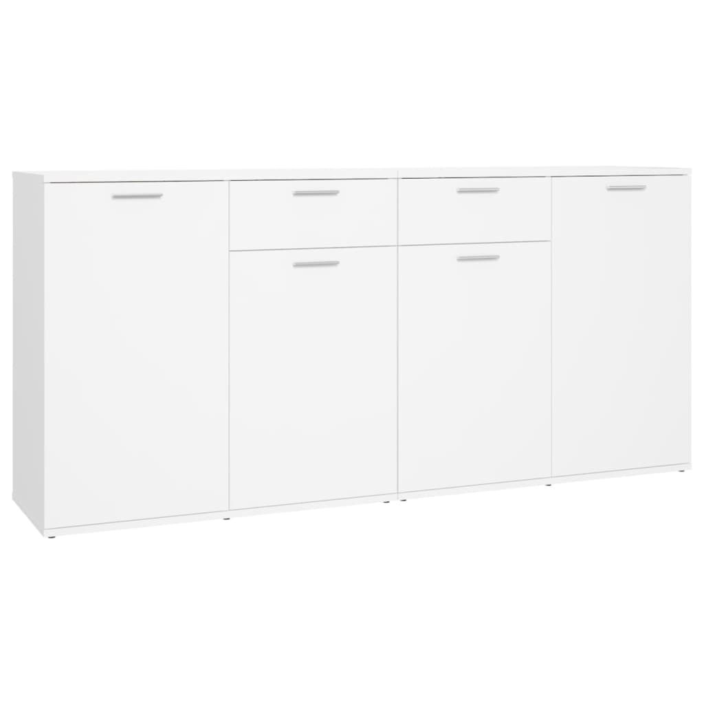 vidaXL Μπουφές Λευκός 160 x 36 x 75 εκ. από Επεξ. Ξύλο