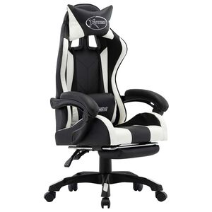 vidaXL &Kappa;&alpha;&rho;έ&kappa;&lambda;&alpha; Racing &mu;&epsilon; &Upsilon;&pi;&omicron;&pi;ό&delta;&iota;&omicron; &Lambda;&epsilon;&upsilon;&kappa;ή/&Mu;&alpha;ύ&rho;&eta; &alpha;&pi;ό &Sigma;&upsilon;&nu;&theta;&epsilon;&tau;&iota;&kappa;ό &Delta;έ&rho;&mu;&alpha;