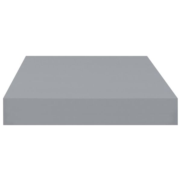 vidaXL Ράφι Τοίχου Γκρι 40x23x3,8 εκ. MDF