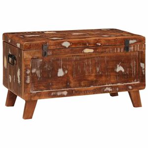 vidaXL Κουτί αποθήκευσης 70 x 35 x 40 εκ. Μασίφ ανακυκλωμένο ξύλο