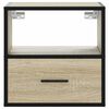 vidaXL Επίτοιχα κομοδίνα 2 τεμάχια Sonoma Oak 40x31x39,5 cm