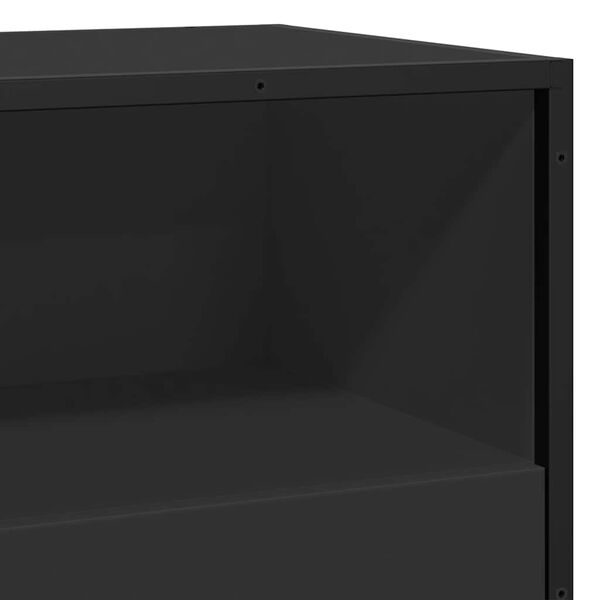 vidaXL Συρταριέρα Μαύρο 68x35x76 cm Κατασκευασμένο ξύλο