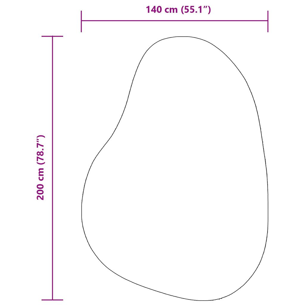 vidaXL Χαλί Άμμος 140 x 200 cm Βαμβάκι