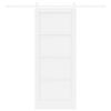 vidaXL Συρόμενη Πόρτα Λευκό 83 x 202 εκ.