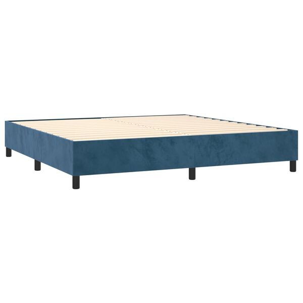 vidaXL &Kappa;&rho;&epsilon;&beta;ά&tau;&iota; Boxspring &mu;&epsilon; &Sigma;&tau;&rho;ώ&mu;&alpha; &Sigma;&kappa;&omicron;ύ&rho;&omicron; &Mu;&pi;&lambda;&epsilon; 200x200 &epsilon;&kappa;. &Beta;&epsilon;&lambda;&omicron;ύ&delta;&iota;&nu;&omicron;