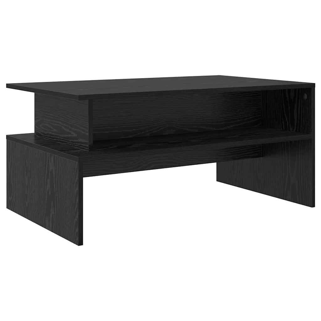 vidaXL Τραπεζάκι σαλονιού Μαύρη δρυς 90 x 55 x 42.5 εκ
