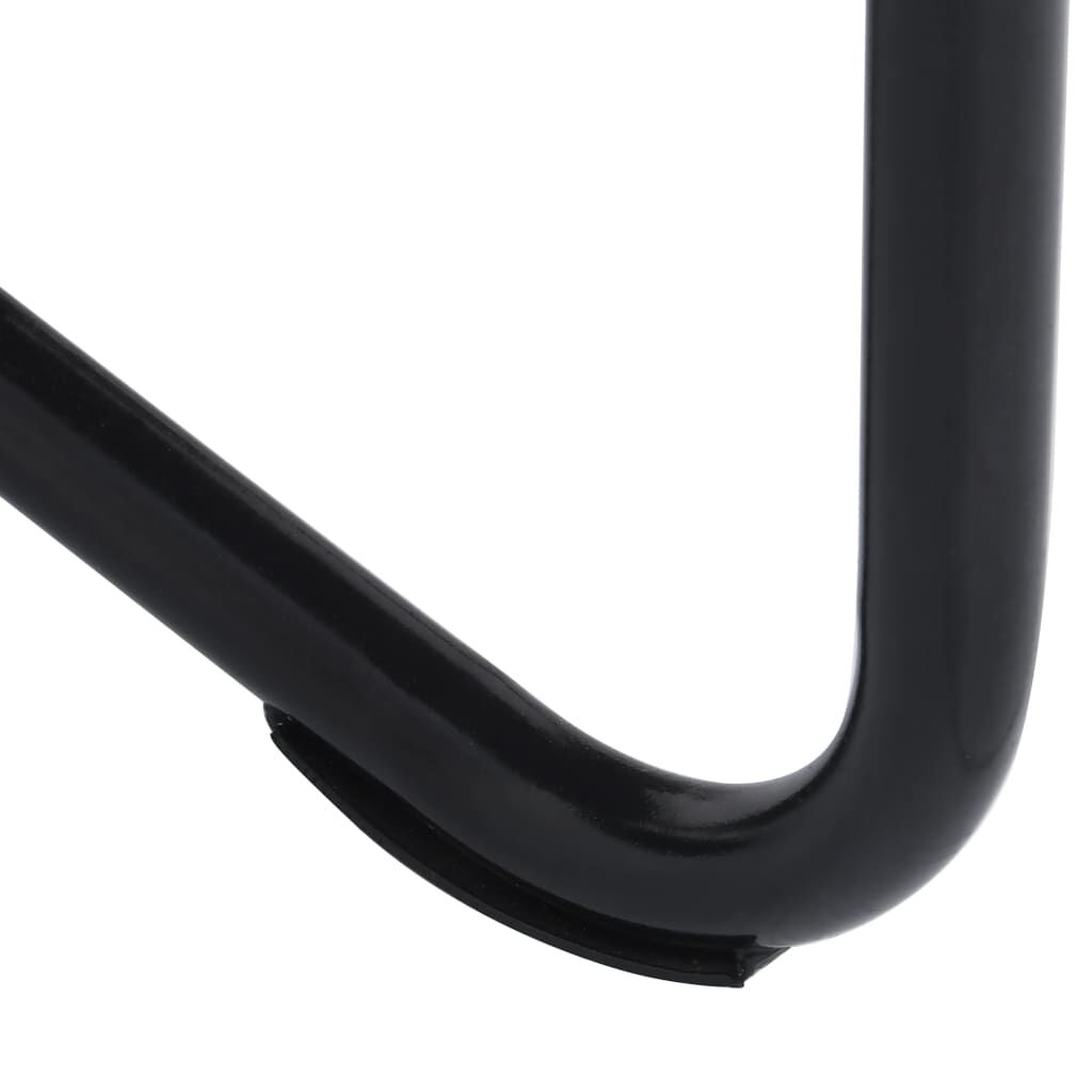 vidaXL Καρότσι Κήπου Μαύρο και Πορτοκαλί 78 L 100 kg