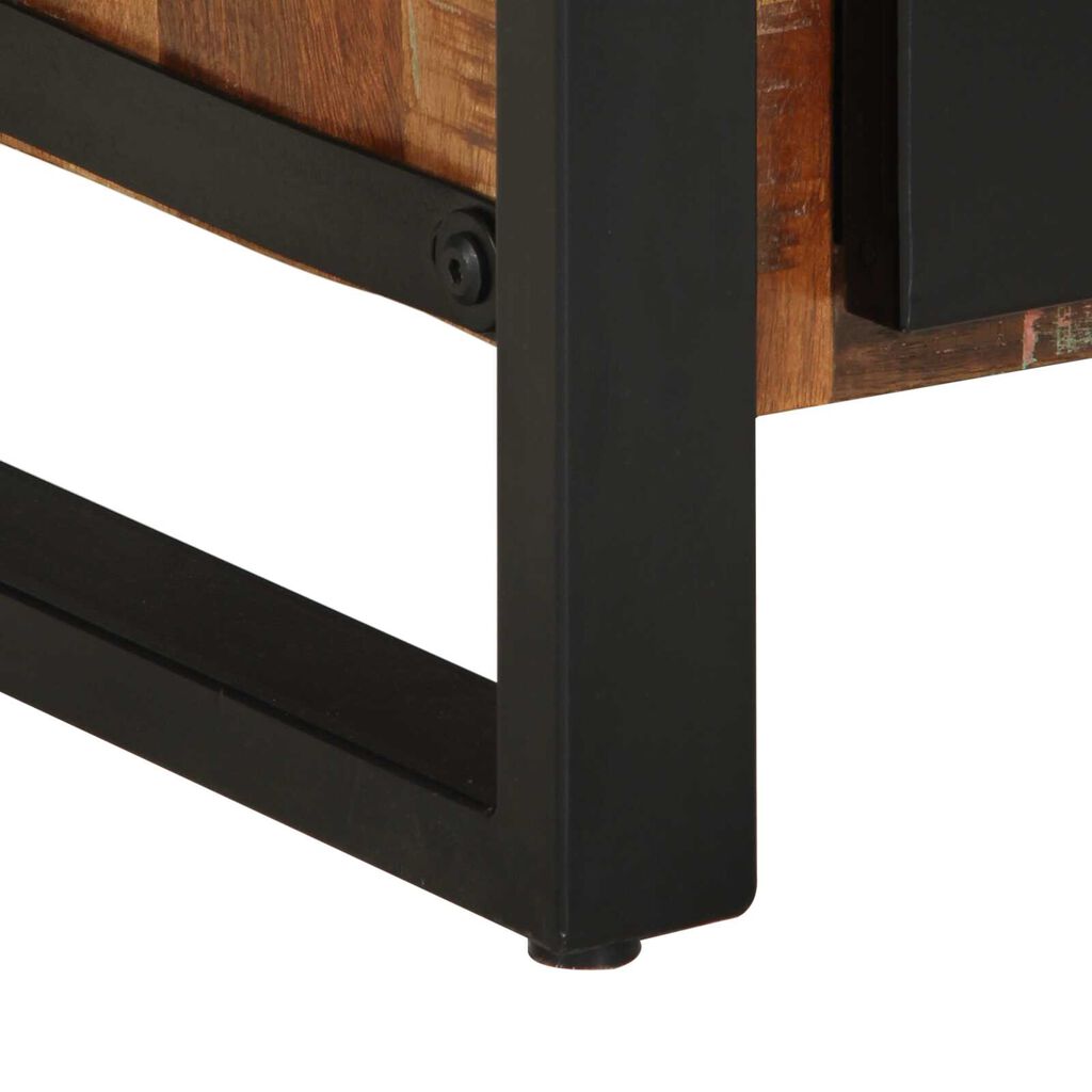 vidaXL Ντουλάπι Μπάνιου Πολύχρωμο 55x35x60 cm Μασίφ Ξύλο Ανακυκλωμένο