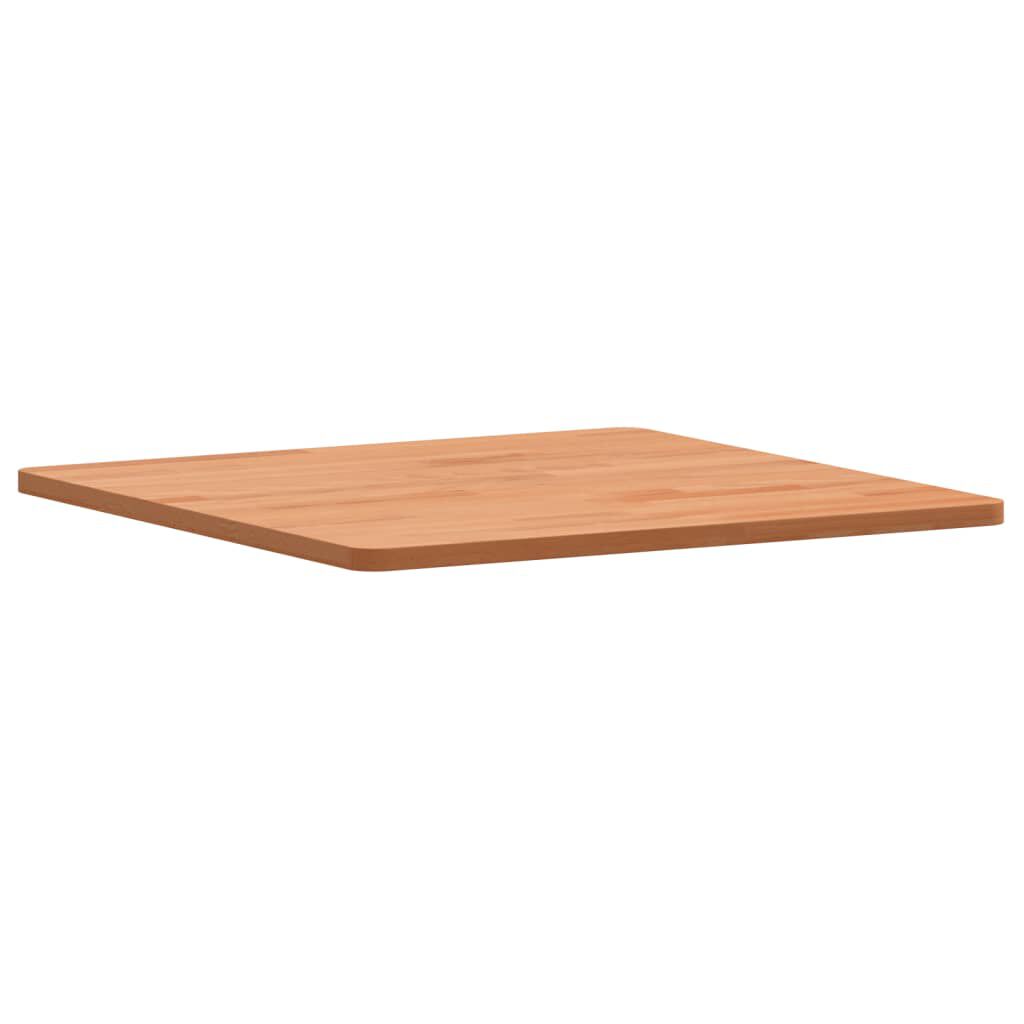 vidaXL Επιφάνεια Τραπεζιού Τετράγωνη 50x50x1,5 εκ. Μασίφ Ξύλο Οξιάς