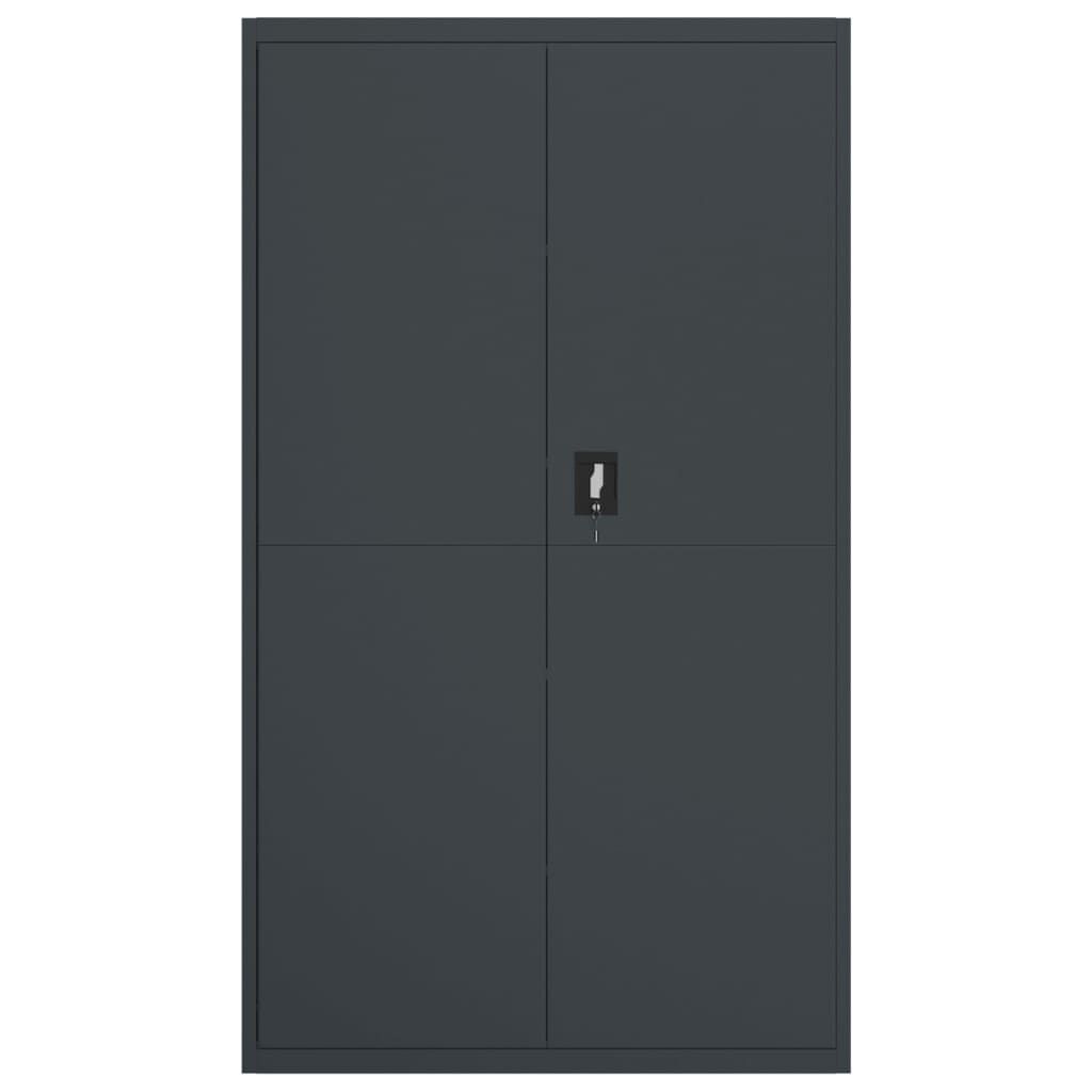 vidaXL Αρχειοθήκη Ανθρακί 105 x 40 x 180 εκ. Ατσάλινη
