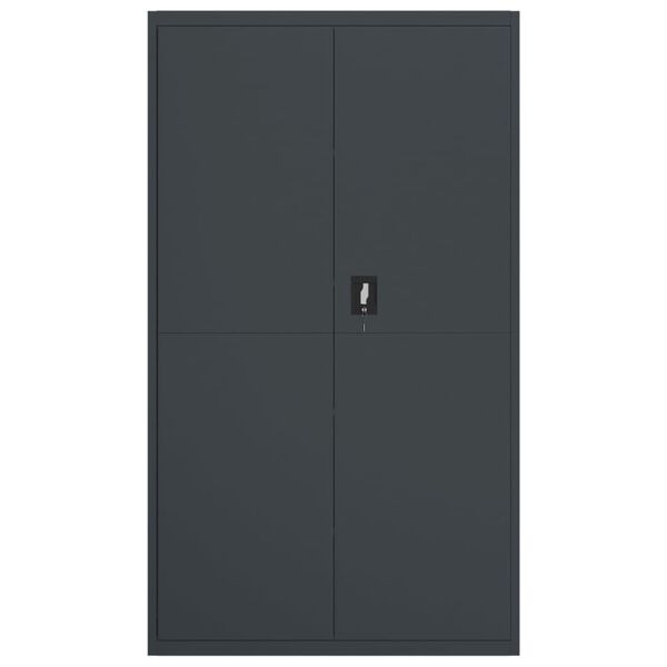 vidaXL Αρχειοθήκη Ανθρακί 105 x 40 x 180 εκ. Ατσάλινη