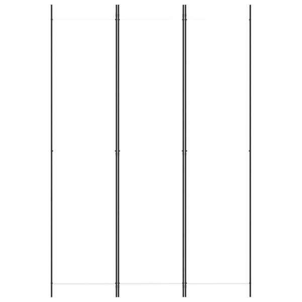 vidaXL Διαχωριστικό Δωματίου με 3 Πάνελ Λευκό 150x220 εκ. Υφασμάτινο