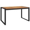 vidaXL Σέτ φαγητού για κήπο 5 pcs Μπεζ 140 x 80 x 75 cm