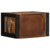 vidaXL Κομοδίνο Πολύχρωμο 40x35x25 cm Στερεό ξύλο αναγεννημένο