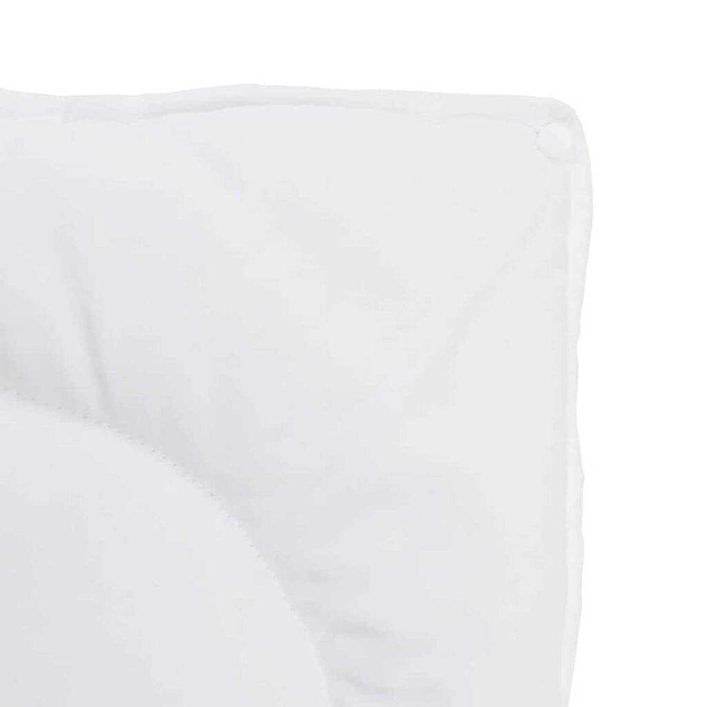 vidaXL Διπλό με Μαξιλάρι 2 pcs Λευκό 135 x 200 cm Μικροΐνες