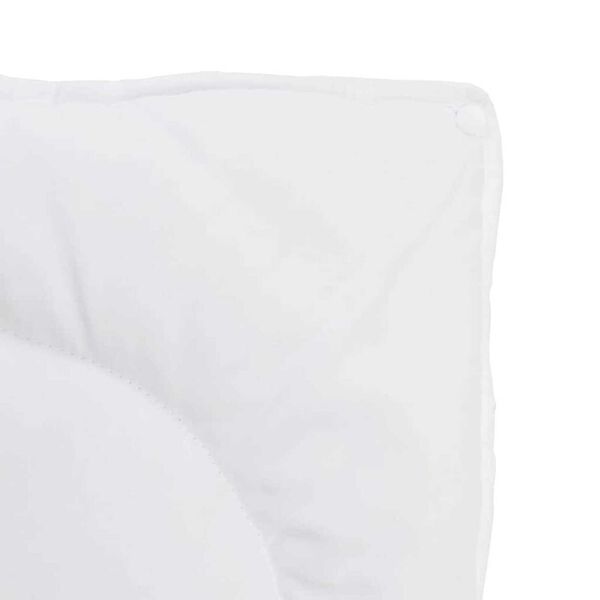 vidaXL Διπλό με Μαξιλάρι 2 pcs Λευκό 135 x 200 cm Μικροΐνες