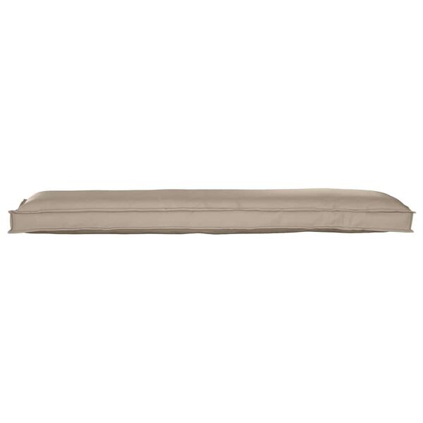 vidaXL Μαξιλάρι παλέτας για πάγκο Taupe 150 x 40 x 8 εκ. Ύφασμα Oxford