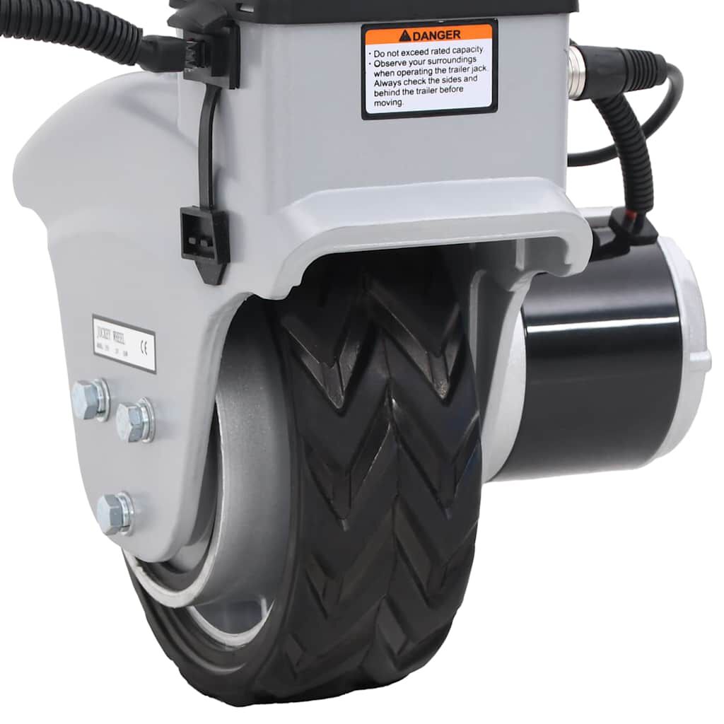 vidaXL Ποδαράκι Τρέιλερ Μηχανοκίνητο 12 V 350 W Αλουμινίου