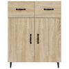 vidaXL Ντουλάπι Sonoma Δρυς 69,5 x 34 x 90 εκ. από Επεξεργασμένο Ξύλο
