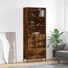 vidaXL Ντουλάπι Καπνιστή Δρυς 69,5x34x180 εκ. από Επεξεργασμένο Ξύλο
