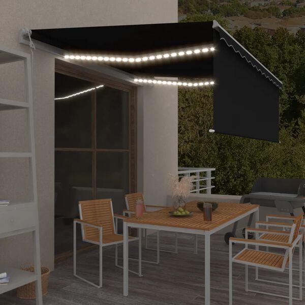 vidaXL &Tau;έ&nu;&tau;&alpha; &Alpha;&upsilon;&tau;ό&mu;&alpha;&tau;&eta; &mu;&epsilon; &Sigma;&kappa;ί&alpha;&sigma;&tau;&rho;&omicron;/LED/&Alpha;&iota;&sigma;&theta;. &Alpha;&nu;έ&mu;&omicron;&upsilon; &Alpha;&nu;&theta;&rho;&alpha;&kappa;ί 4 x 3 &mu;.